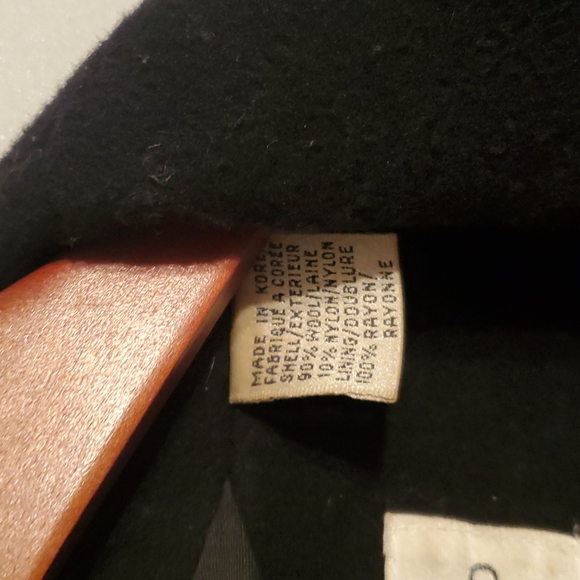 Vintage CLUB MONACO late 80's double breaster Wool Pea Coat Jacket - Picture 4 of 10